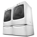 Maytag® Piédestal avec poignée chromée et tiroir de rangement - 15.5 po (39.37 cm) XHPC155XW