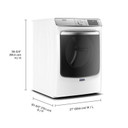 Maytag® Sécheuse au gaz avec fonction Extra Power et cycle de séchage rapide - 7.3 pi cu MGD8630HW