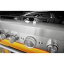 Cuisinière commerciale intelligente bicombustible KitchenAid®, 6 brûleurs, 36 po KFDC506JYP