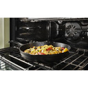 Cuisinière commerciale intelligente bicombustible KitchenAid®, 6 brûleurs, 36 po KFDC506JIB