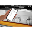 Cuisinière commerciale intelligente au gaz KitchenAid®, 6 brûleurs, 36 po KFGC506JYP