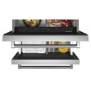 Kitchenaid® Réfrigérateur/congélateur sous le comptoir en acier inoxydable à double tiroir - 24 po KUDF204KSB