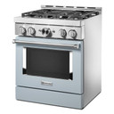 Cuisinière commerciale intelligente au gaz KitchenAid®, 4 brûleurs, 30 po KFGC500JMB
