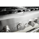 Cuisinière commerciale intelligente bicombustible KitchenAid®, 6 brûleurs, 36 po KFDC506JMH