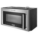 Four à micro-ondes à convection et hotte intégrée  avec mode de friture à air KitchenAid® YKMHC319LPS