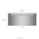 Kitchenaid® Tiroir-réchaud et mijoteuse de 24 po KOWT104ESS