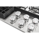 Kitchenaid® Table de cuisson au gaz à évacuation descendante avec 5 brûleurs - 36 po KCGD506GSS