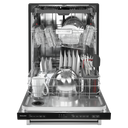 Lave-vaisselle à fini printshieldtm avec panier de troisième niveau pour ustensiles - 39 dba KitchenAid® KDTE204KBS