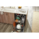Lave-vaisselle à fini printshieldtm avec panier de troisième niveau pour ustensiles - 39 dba KitchenAid® KDTE204KBS