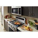 Four à micro-ondes de 30 po avec puissance de cuisson de 900 watts et 7 fonctions de capteur KitchenAid® YKMHS120ES