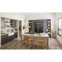 Kitchenaid® Réfrigérateur encastré côte à côte avec distributeur d'eau et de glaçons - 48 po - 29.4 pi cu KBSD708MBS
