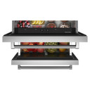 Kitchenaid® Réfrigérateur sous le comptoir en acier inoxydable à double tiroir - 24 po KUDR204KSB
