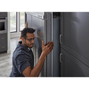 Kitchenaid® Réfrigérateur encastré côte à côte avec distributeur d'eau et de glaçons - 48 po - 29.4 pi cu KBSD708MSS