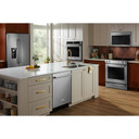 Kitchenaid® Lave-vaisselle affleurant aux armoires avec panier de 3ᵉ niveau FreeFlex™ Fit et fini PrintShield™ - 39 dBA KDTF924PPS