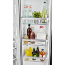 Kitchenaid® Réfrigérateur côte à côte à profondeur de comptoir avec distributeur extérieur d’eau et de glaçons - 19.9 pi cu - 36 po KRSC700HBS