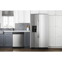 Amana® Réfrigérateur côte à côte avec distributeur externe d’eau et de glaçons à deux palettes, 33 po ASI2175GRS