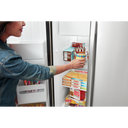 Réfrigérateur côte à côte avec distributeur externe d’eau et de glaçons à deux palettes, 33 po Amana® ASI2175GRS
