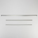 Trousse de garniture pour cuisinière coulissante, acier inoxydable W10675028