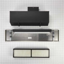 Trousse d’évent sans conduit pour cuisinière à évacuation descendante, acier inoxydable W10748976