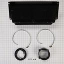 Trousse de ventilation pour cuisinière à évacuation descendante, noire W10620783 Trousse de ventilation pour cuisinière à évacuation descendante, noire W10620783