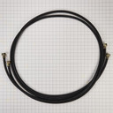 Tuyau pour laveuse – 10 pi, caoutchouc noir (Emballage de 2) 8212656RP