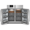 Kitchenaid® Réfrigérateur à 4 portes et profondeur de comptoir avec zone de température flexible et fini PrintShield™ de 36 po et 19.4 pi cu KRQC736RPS