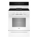 Whirlpool® Cuisinière au gaz intelligente de 30 pouces avec technologie de cuisson à air, auto-nettoyage/netoyage à la vapeur, préchauffage rapide avec capacité de 5.3 pi cu WFGS7530RW