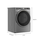 Whirlpool® Sécheuse intelligente au gaz certifiée ENERGY STAR® avec options à vapeur de 7,4 pi cu WGD6720RR