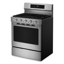 Kitchenaid® Cuisinière au gaz non encastrée intelligente avec modes de cuisson à convection - 5 pi cu KFGS530SPS