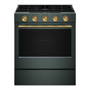 Kitchenaid® Cuisinière au gaz coulissante à convection et 5 brûleurs - 30 po KSGS530SJP