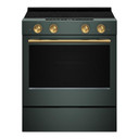 Kitchenaid® Cuisinière électrique coulissante avec deux éléments Even-Heat™ Hyper et modes de cuisson à convection - 5,3 pi cu YKSES530SJP