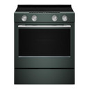 Kitchenaid® Cuisinière électrique coulissante avec deux éléments Even-Heat™ Hyper et modes de cuisson à convection - 5,3 pi cu YKSES530SJP