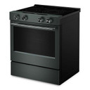 Kitchenaid® Cuisinière électrique coulissante avec deux éléments Even-Heat™ Hyper et modes de cuisson à convection - 5,3 pi cu YKSES530SJP