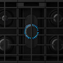 Kitchenaid® Cuisinière au gaz coulissante intelligente avec modes de cuisson à convection et brûleur 2 en 1 - 5 pi cu KSGS530SPS