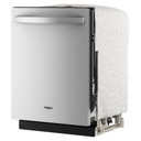Lave-vaisselle Whirlpool® de 24 pouces avec fonction de lavage à couverture totale et séchage automatique à l'air libre, en acier inoxydable résistant aux traces de doigts WDTS8024SZ