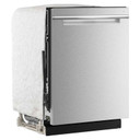 Lave-vaisselle Whirlpool® de 24 pouces avec fonction de lavage à couverture totale et séchage automatique à l'air libre, en acier inoxydable résistant aux traces de doigts WDPS8024SZ