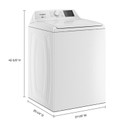 Laveuse à chargement vertical Whirlpool® avec agitateur amovible 2 en 1 - 4.8 à 4,9 pi cu C.E.I. WTW4107SW