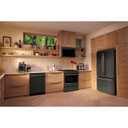 Kitchenaid® Réfrigérateur à portes françaises et profondeur de comptoir avec distributeur intérieur - 24 pi cu et 26 po KRFC236SJP