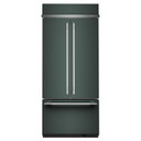 Kitchenaid® Réfrigérateur encastré à congélateur inférieur avec intérieur platine - 36 po - 20.8 pi cu KBFN536SJP