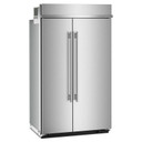 Kitchenaid® Réfrigérateur côte à côte encastré avec intérieur platine - 48 po - 30 pi cu KBSN748SPS