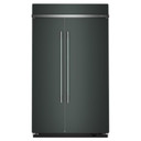 Kitchenaid® Réfrigérateur côte à côte encastré avec intérieur platine - 48 po - 30 pi cu KBSN748SJP