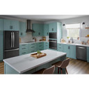 Whirlpool® Four à micro-ondes intelligent multifonctionnel encastré avec friture à air de 1.1 pi cu - 900 watts YWMBT7030SV