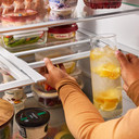 Réfrigérateur à portes françaises Whirlpool® et à capacité familiale et tiroir à températures flexibles de 30 pi cu WRMF3336SZ
