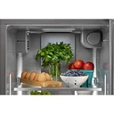 Kitchenaid® Réfrigérateur côte à côte à profondeur de comptoir, avec distributeur d’eau et de glaçons extérieur et fini noir minerai - 20.8 pi cu KRSC536RBE