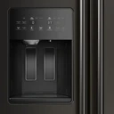 Kitchenaid® Réfrigérateur côte à côte à profondeur de comptoir, avec distributeur d’eau et de glaçons extérieur et fini noir minerai - 20.8 pi cu KRSC536RBE
