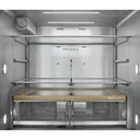 Kitchenaid® Réfrigérateur à portes françaises avec distributeur d’eau et de glaçons extérieur et tiroir réfrigéré pleine largeur FreshChill™ - 29 pi cu KRMF436SJP