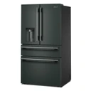 Kitchenaid® Réfrigérateur à portes françaises avec distributeur d’eau et de glaçons extérieur et tiroir réfrigéré pleine largeur FreshChill™ - 29 pi cu KRMF436SJP