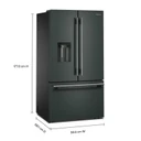 Kitchenaid® Réfrigérateur à portes françaises avec distributeur d’eau et de glaçons extérieur - 30 pi cu KRFF436SJP