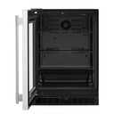 Kitchenaid® Réfrigérateur sous le comptoir avec porte en verre - 24 po KURL324SSB