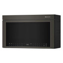 Kitchenaid® Four à micro-ondes à hotte intégrée multifonctions avec modes de capteurs à infrarouges YKMMF730PBE